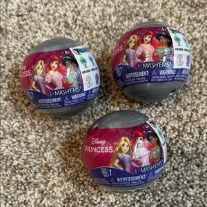 Disney Princess Mash’ems Surprise Balls Series 7 Trio - NEW